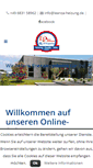 Mobile Screenshot of leanza-heizung.de